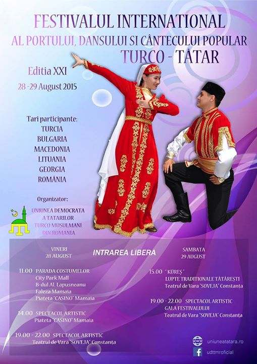 FESTIVALUL INTERNAȚIONAL AL DANSULUI, CÂNTECULUI ȘI PORTULUI TURCO-TĂTAR, , LA CONSTANŢA