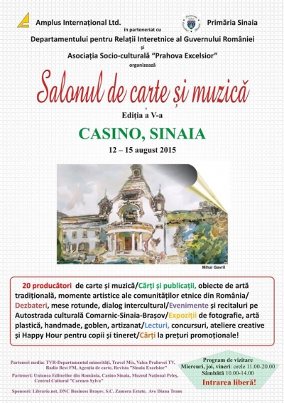 SINAIA, GAZDA ELEGANTĂ A CĂRŢII ŞI MUZICII